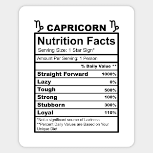 Capricorn Facts Magnet